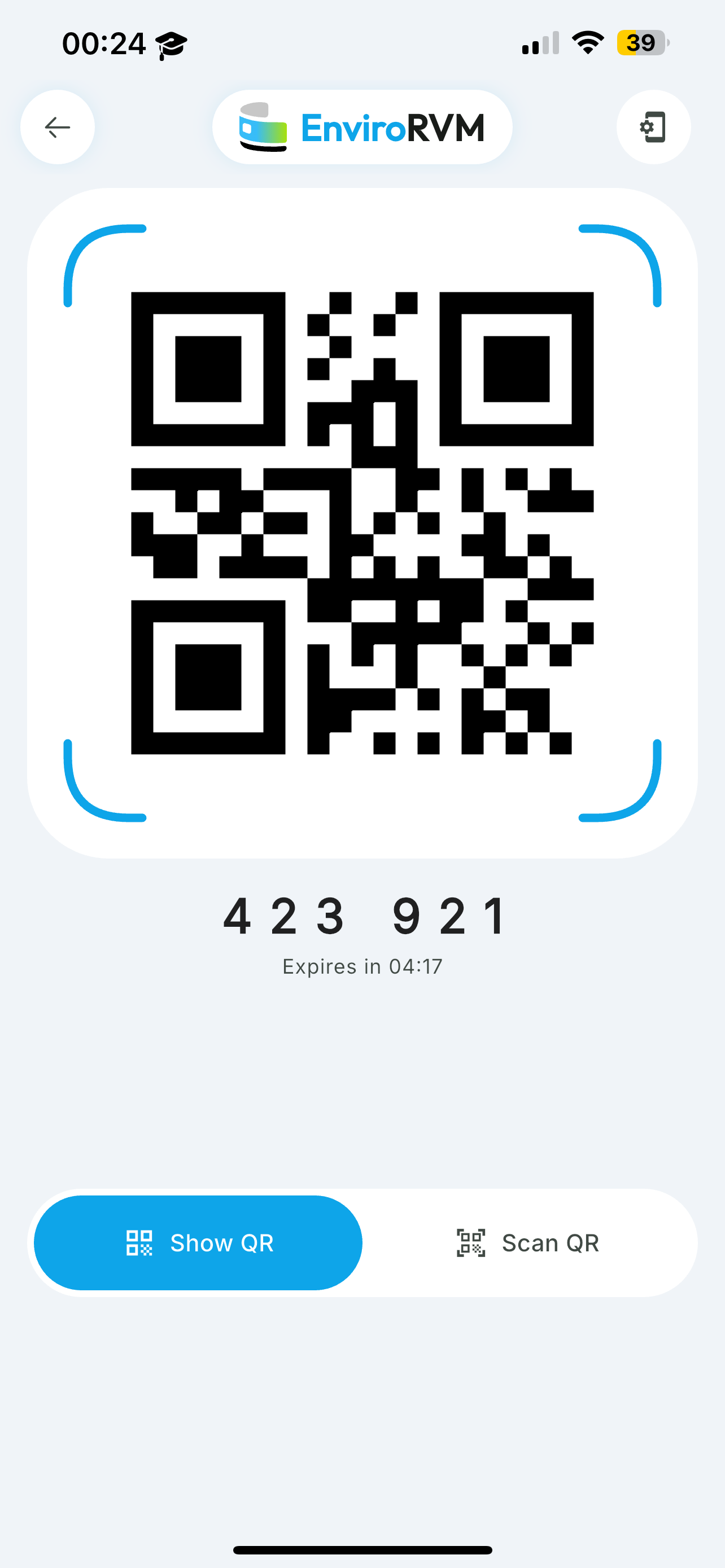 EnviroPay Scan — Screen 3